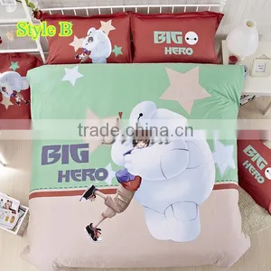 Big Hero 6 Bedding Set 100% Cotton Duvets Wholesale Cartoon Design Bedding Sets thumbnail-3