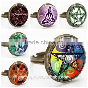Unisex Cat and Star Alloy Ring/creative Alloy Ring/top Quality Ring thumbnail-3