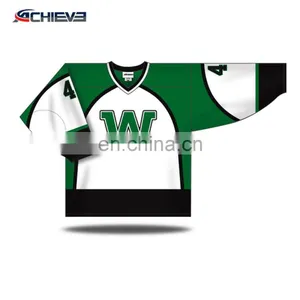 Wholesale Cheap Practice Hockey Jerseys Blank Print Hockey Jerseys thumbnail-2