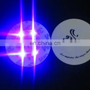 60*3mm Good Quality Led Bottle Sticker Led Bottle Coaster thumbnail-3
