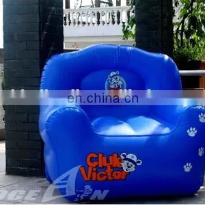 ICTI Approved ASTM Standard and EN 71 Cartoon Santa Claus Inflatable Chair Sofa Relax thumbnail-1