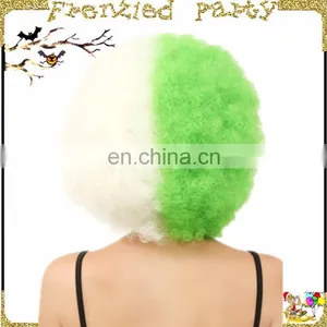 Green and White Ombre Two Tone Afro Kinky Hair FGW-0026 thumbnail-3