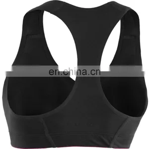 Polyester Spandex Fitness Crop-top, Gym Sports Bra, Black, Sublimation, Crossfit, Calisthenics thumbnail-4