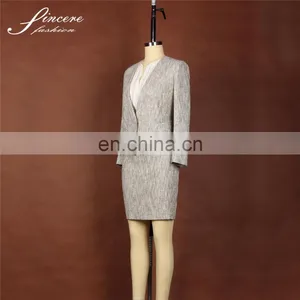 Ladies Acetate/Polyamide/ Cotton Fashion Business Suits thumbnail-2