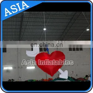 Suspend Lighting Inflatable Heart for Valentine Decoration thumbnail-3