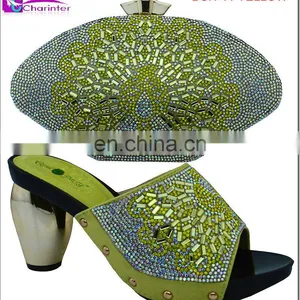 Africa Women Shoes High Heel Shoes Matching With Bag BCH-11 thumbnail-6