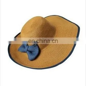Fashionable Summer Beach Hat and Straw Paper Hats With Decoration thumbnail-2