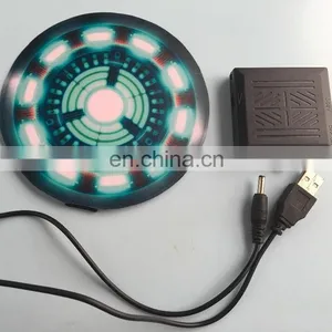 T-shirt EL Panel With Wireless Lithium USB Rechargeable Inverter Sound Active thumbnail-1