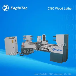 Two Axes CNC Wood Lathe For Making Baseball Bats Banister Balustrade thumbnail-1