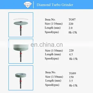Dental Diamond Zirconia Ceramic Polishing Turbo Grinder thumbnail-3