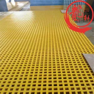 Fiberglass Non Slip Grating Grating Plastic Open Mesh Flooring thumbnail-1