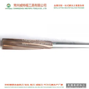 Hrc 65 Straight Flute Reamer With Inner Coolant Hole for Cnc Milling thumbnail-1