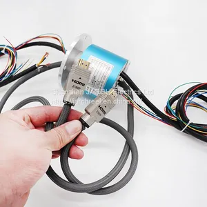 Industrial Slipring Ethernet Bus Slip Rings for HDMI Coaxial Signal thumbnail-1