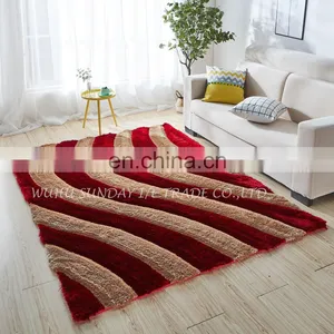 High Quality Fashionable Polyester 3D Shaggy Rug New Design thumbnail-3