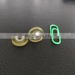 LOW VOICE PU Urethane Polyurethane Rubber Coated Bearing Wheels PU68312-3 Polyurethane Load Bearing Wheels thumbnail-2