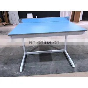 Lab Furniture Steel Work Bench Chemical Resistant Table Workbench With Cabinets thumbnail-3