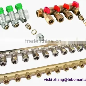 CW617 Brass Manifolds, Distributors 3/4" Manifolds for Pex Pipe thumbnail-1