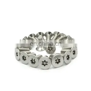 Stainless Steel Anti Theft Star Bolt With Cap m8 Torx Bolt With Pin M16 Anti-theft Bolts thumbnail-4