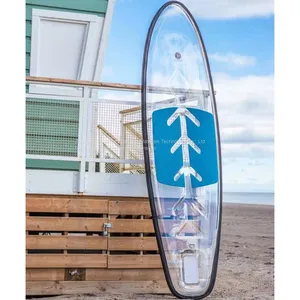 LIMELIGHT Clear Paddle Board Transparent SUP Board Crystal SUP Paddle Board for Sale thumbnail-1