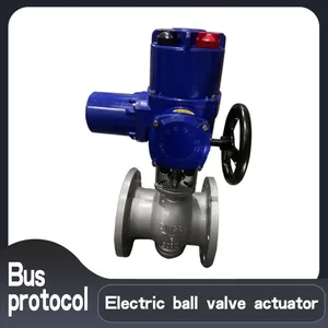 Intelligent Integrated Electric Actuator DN25 Electric Ball Valve Actuator thumbnail-1