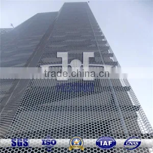 Hexagonal Decorative Mesh Perforated Metal Building Materials thumbnail-1