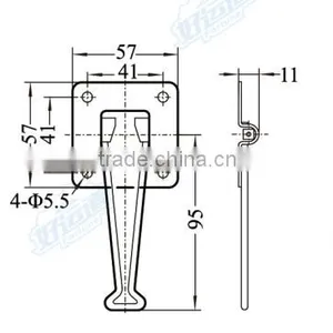 02451 Van Trucks Stainless Steel Door Retainer or Door Holders thumbnail-2
