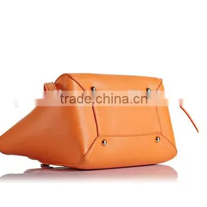 2016 Guangzhou New Fashion Genuine Nappa Leather PU Leather Belt Bags Shoulder Bag Handbag for Woman thumbnail-6