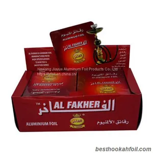 Wholesale Aluminium Hookah High Quality Foils In Silver Color Shisha Foil Hookah Foil Shiny Side thumbnail-5