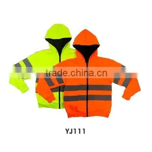 Single Polar Fleece Long Sleeve Two Reflective Tape Jacket thumbnail-2