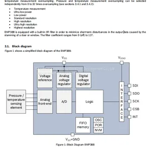 BMP388 Pressure Sensor Bosch Original From Stock thumbnail-1