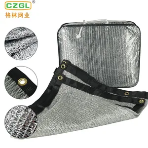 Outdoor Cooling Shade Reflective Foil Car Parking Shade Cloth Silver Foil For Shade Net thumbnail-2