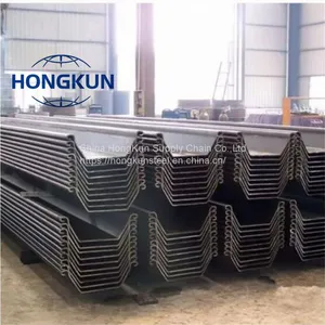 U Shape Type2 400*100*10.5mm Type3/Type4 Steel Sheet Pile For The Construction thumbnail-2