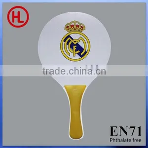 Realmadrid 2015 TOP QUALITY Color Promotion Wooden Beach Tennis Racket /beach Bat /beach Paddle Set With Beach Ball Wholesale thumbnail-1