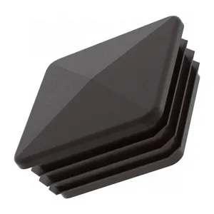 MOCAP Square Pyramid Tubing Inserts Plastic Square Plug thumbnail-1