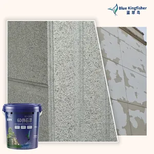 Blue Kingfisher Liquid Granite Stone-Like Paint - Natural Texture, Cost-Effective, Sufficient Stock thumbnail-5