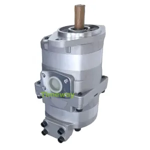 Hydraulic Gear Pump 705-51-10010 Double Pump for Komatsu Grader GD500R-2A Gear Pump 7055110010 thumbnail-5