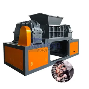 Double Shaft Cattle Bone Shredder Machine Animal Bone Crusher Machine thumbnail-1