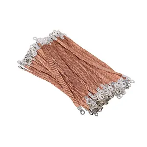 Pure Copper Braided Tape for CNC Machine Tool Electrical Cabinet Grounding thumbnail-2