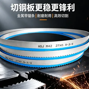 The Hongshengjie 3050*27 Bimetallic Belt Saw Blade is Highly Durable for Cutting Steel Plates thumbnail-4