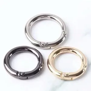 Metal Spirng O Ring Keys Ring With Zinc Alloy Quality for Garment or Bags