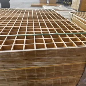 Gas Station FRP Grating Fuel Oil Chemical Resistant Anti Slip Forecourt Drainage Cover thumbnail-3