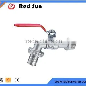 1/2" 3/4" 1" Long Handle Brass Bibcock for Water thumbnail-1
