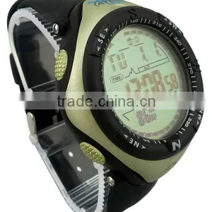 New Stylish 6 In1 Outdoor Sport Watches for Men Electronic Digital Altimeter Compass thumbnail-2