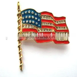 Flag Brooch,flag Pin thumbnail-1