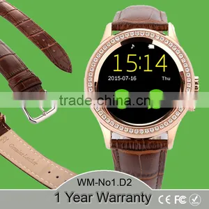 Ladies Smart Watch Diamond WM-D2 MTK2502 Support IOS Android Heart Rate Water Resistant thumbnail-1