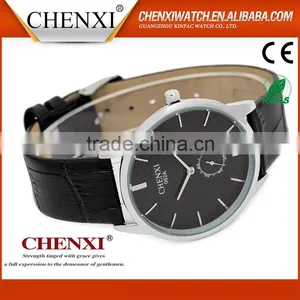 2016 China Factory High Quality Cheap Price for Men Leather Watch thumbnail-3