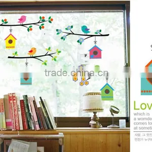 Owl Birds Branch Vinyl Kids Mural Home Decor Wall Stickers Decal Removable DIY thumbnail-3