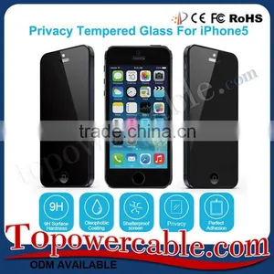 China Supplier Privacy Tempered Glass Cell Phone Touch Screen Guard Protector For IPhone 5 thumbnail-1