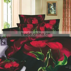 Trade Assurance 3D Designs Polycotton Good Quality Beautiful Bed Sheet thumbnail-1