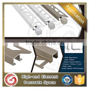 Customers First Aluminium Ceramic Wall Floor Tile Trim Profile thumbnail-5